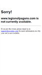 Mobile Screenshot of legionofpagans.com